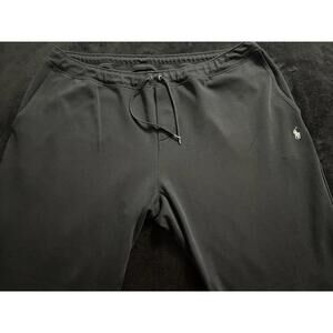Mens Polo Ralph Lauren Black Double Knit Joggers 4xb